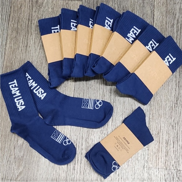 2 Pack 🇺🇸 SKIMS Olympic Capsule Flag Socks - Picture 4 of 4
